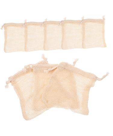 FRCOLOR 16 Pcs Soap Storage Bag Natural Sisal Soap Bags Soap Net Bag Soap Mesh Bags Bubble Soap Mesh Soap Saver Pouch Bubble Making Meshes Soap Bags Meshes Cotton Linen Shampoo Vitality 14x9.5x0.5cmx2pcs Assorted Colorx2pcs