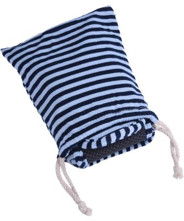 Keenso Reisen Foldable Slippers - Soft Cotton Portable Reusable Indoor Travel Slippers for Men - Non-Slip Blue Stripes for Hotel Plane & Home Use - Buy Online on GoSupps.com