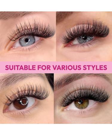 Eyesy Lash 500 Promade Fans | 16D 0.03 18mm Curl D | Mega Volume DIY Lash Extensions - Buy Online on GoSupps.com