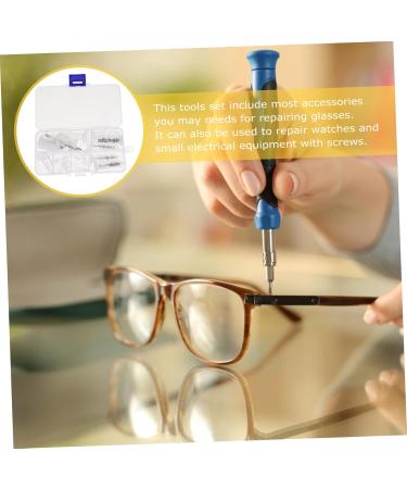 Gleavi Glasses Repair Tool Kit - Optician Tools with Screws & Nose Pads | Durable Metal Sunglasses Accessories - 2 Pieces Multi-Color - Buy Online on GoSupps.com