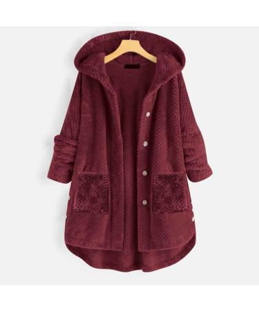 Hanxiulin Fleece Jacket | Women's Plush Hooded Sweater | Windproof Outdoor Winter Coat - Buy Online on GoSupps.com