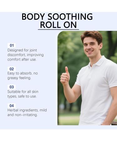 Roll-on antidouleur instantan Soulage rapidement les douleurs aux mains aux jambes et au dos | Usage au bureau et la maison | 75 ml - Buy Online on GoSupps.com