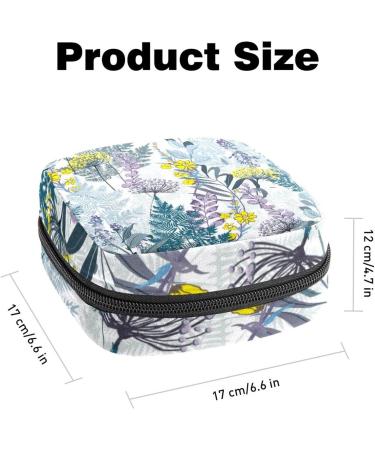 Womens Bonds Storage Pockets Stillpad Holder | Flower Pattern Portable Period Kit | Feminine Product Bag for Women & Girls | Color 4 - Buy Online on GoSupps.com