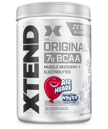 XTEND Original BCAA Powder Airheads Mystery Candy Flavor - 30 Servings White Mystery