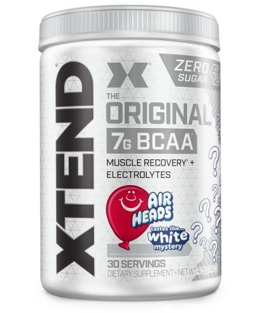 XTEND Original BCAA Powder Airheads Mystery Candy Flavor - 30 Servings White Mystery - Buy Online on GoSupps.com