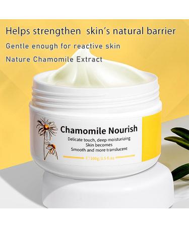 Grospe Chamomile Face Cream - Soothing Moisturizer for Dry & Sensitive Skin Hydrating & Calming Day & Night Cream with Natural Chamomile Extract Non-Greasy Formula(3.5oz) - Buy Online on GoSupps.com