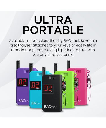 BACtrack Keychain Breathalyzer (Black) - Ultra-Portable Alcohol Tester - Buy Online on GoSupps.com