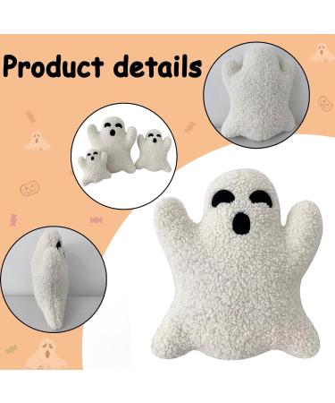 Halloween Ghost Plush Pillow - 20cm Stuffed Toy for Bed Sofa Decor, Cute Ghost Shaped Decorative Homeware Gift - 7.8inch - Buy Online on GoSupps.com