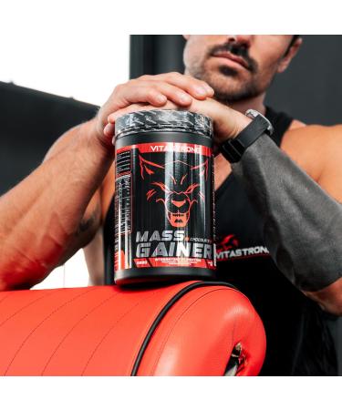 MASS GAINER VITASTRONG - 30% Whey Protein Cluster Dextrin 3g Creatine Monohydrate Powder - Gainer Muscle Gain - Powerful Formula - Premium Quality - Buy Online on GoSupps.com