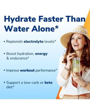 Electrolytes Powder Packets | Magnesium Potassium Sodium Vitamin C | for Rapid Hydration | Zero Sugar & Keto | 16 Stick Packs | Pineapple Pear Flavor Pineapple Pear 7.3 Ounce (Pack of 1) - Buy Online on GoSupps.com