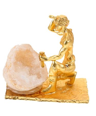 Alipis 4pcs Dining Table Mineral and Miner Adornment Small Mineral Cluster Miner Ornament - Buy Online on GoSupps.com