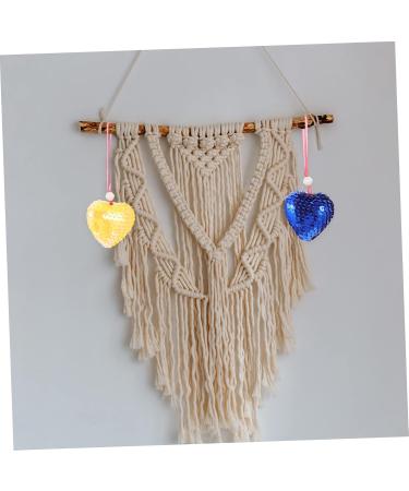 Alipis 6pcs Heart Sequin Pendant Ornament Christmas Polished Ball Valentine's Day Hanging Tags Appendix - Buy Online on GoSupps.com