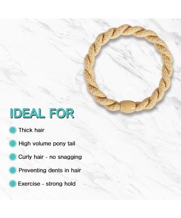 COZEASY 12 Pieces Elastic Hair Ties - Durable Stylish & Perfect for All Hair Types - Shop Now! - Buy Online on GoSupps.com