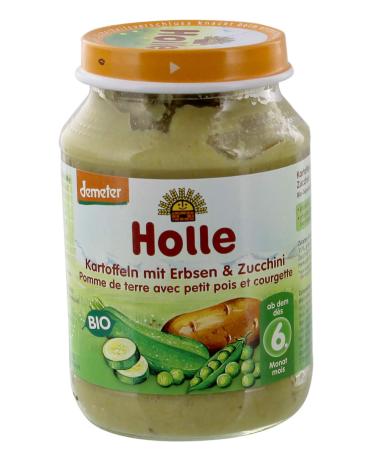 Holle Organic Potatoes with Pea and Zucchini (1 x 190 g)