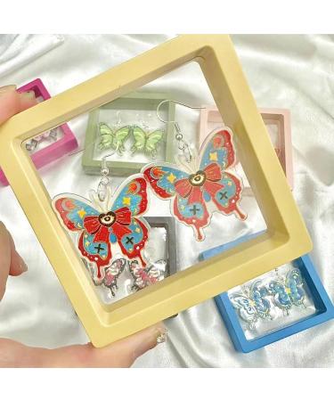 Shop Feyley Butterfly Dangling Earrings | Unique Acrylic Charm Y2K Jewelry - Perfect Birthday Gift - Buy Online on GoSupps.com