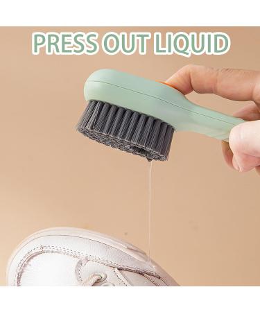 Soap Shoes Brushes Multifunctional Cleaning Brush Automatic Shoe Brush Push-type Liquid Cleaning Brush Washing Brushes for Clothes Shoes - Buy Online on GoSupps.com