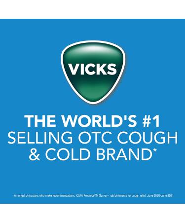 Vicks VapoRub Chest Rub Ointment 6 OZ (Pack of 2) - Relief from Cough, Cold, Aches & Pains | Topical Cough Suppressant with Original Medicated Vapors - Buy Online on GoSupps.com