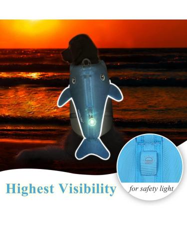 Vivaglory Adjustable Dog Swimming Vest for Small & Medium Dogs - Easy-On Sporty Design Blue XS (43-51 cm Ribcage Girth) - Buy Online on GoSupps.com