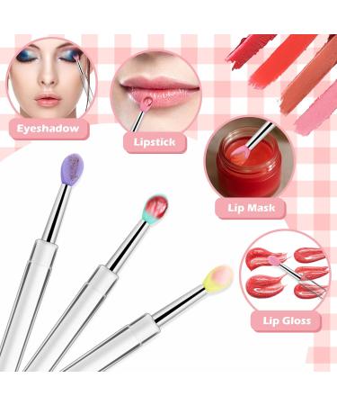 Cobee Soft Lip Brushes - 5 Silicone Lip Makeup Applicators with Cover | Reusable Lip Peeling Tools for Flawless Application - Buy Online on GoSupps.com