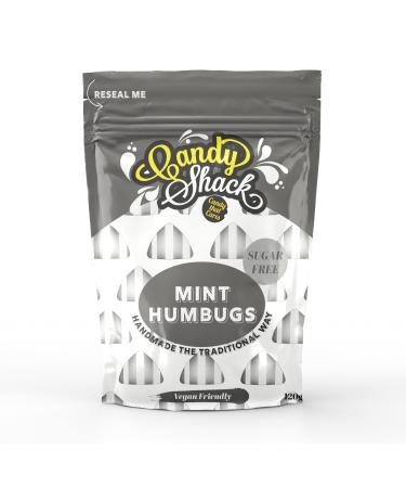Candy Shack Sugar Free Mint Humbugs 120 grams Mint Humbugs 120g