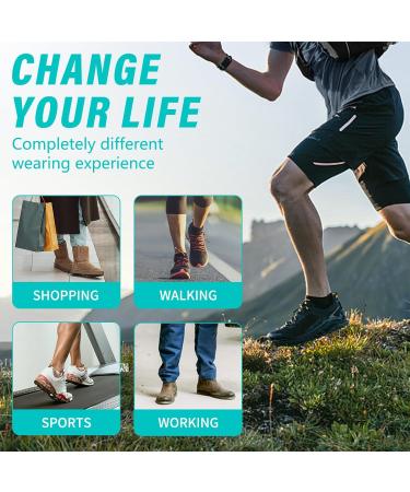 Arch Support Inserts for Women & Men | Gel Shock Absorbing Orthotic Insoles for Flat Feet & Foot Pain Relief - Buy Online on GoSupps.com