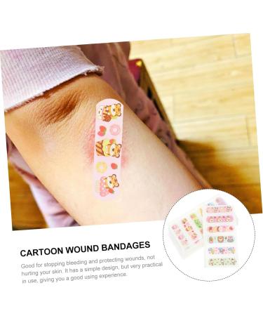 Beaupretty 120pcs Cartoon Bandages - Fun & Breathable Wound Care Patches for Kids - Perfect for Camping & Injuries - Buy Online on GoSupps.com