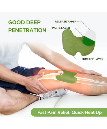Clundoo Pain Relief Patch - 60 Pieces Moxibustion Patches for Knee Back Neck & Shoulder Pain Relief | International Shipping Available - Buy Online on GoSupps.com