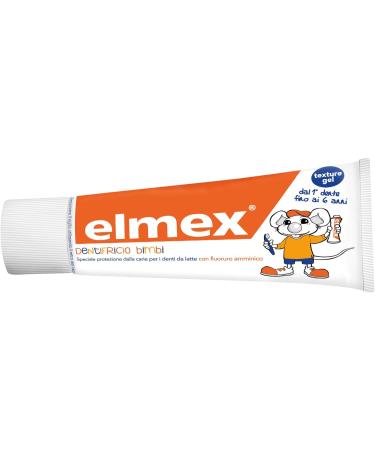 Elmex Baby Toothpaste 0-6 Years | Aminfluoride Protection 0% Dyes 50ml Safe & Effective Care for Children's Teeth - Buy Online on GoSupps.com
