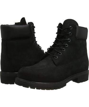 Timberland Men's Classic 6-inch Premium Black Nubuck Boot - Size 8 - Buy Online on GoSupps.com