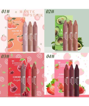 Premium 3pcs Lipstick Set - Waterproof Matte Lip Glaze Long-lasting Non-Stick Cup Colors Perfect Nude Shades for Stunning Lips - Buy Online on GoSupps.com