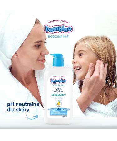 Bambino Family Hypoallergenic Shower And Bath Gel 1000ml - Buy Online on GoSupps.com