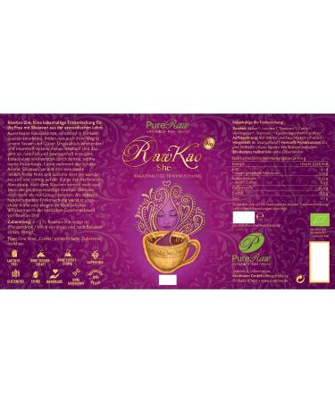 Rawkao She Shatavari Drinking Chocolate - Organic Raw Vegan Moon Milk Powder | Sugar-Free Hot Cocoa & Coffee Replacement | Energy Drink for Women - 8g Pack | Pureeraw - Buy Online on GoSupps.com