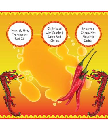 Roland Foods Hot Chili Infused Oil - Imported Specialty Food - Red 6.2 oz - Buy Online on GoSupps.com