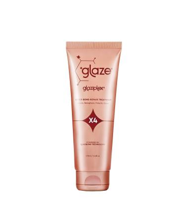 Glaze GlaziPlex Super Bond Repair Treatment 120ml. 4-in-1 Deep Conditioning Hair Treatment Repairs Heat Chemical Colour and Styling Damage. Hair Mask for Dry Damaged Hair Works in 4 Minutes