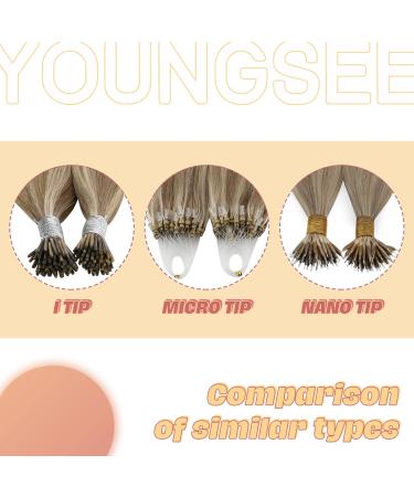 Youngsee Microring Hair Extensions | Real Brown & Blonde 55cm | Micro Loop 50g | Premium Quality & International Shipping - Buy Online on GoSupps.com