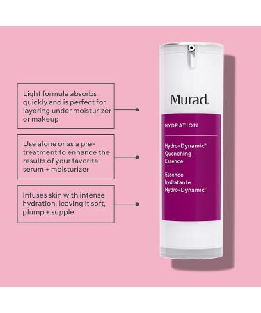 Murad Hydration Hydro-Dynamic Quenching Essence 1.0 Fl Oz - Glycolic Acid Face Moisturizer - Buy Online on GoSupps.com