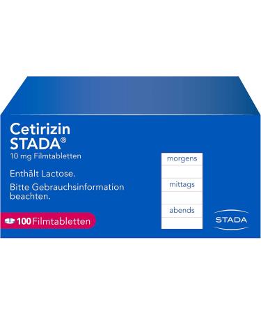 Cetirizin Stada 10 mg - Allergy Relief for Hay Fever | Fast-Acting | Kids 6+ | 7 Coated Tablets - No Prescription Needed - Buy Online on GoSupps.com