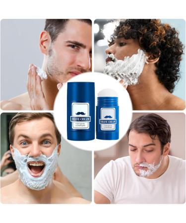  Stronrive Shaving Cream for Men Moisturizing Cream 40g for Shaving - 2 in 1 Soft Stick Balm for Beard Care and Hair Removal - Buy Online on GoSupps.com