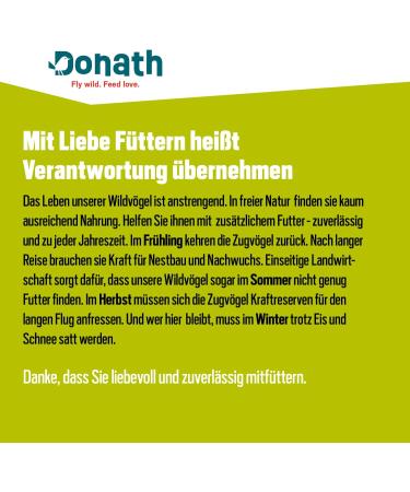 Donath Premium Wild Bird Feed - High-Quality Insect Fat Mix Balanced Nutrition - 1 kg Pack from Southern Germany - Buy Online on GoSupps.com