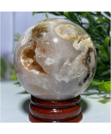 Natural Sphere Cherry Agate Crystal Ball Natural Gemstones Quartz Sphere Fengshui Home Decoration 1pc (Color : 120-130g) - Buy Online on GoSupps.com