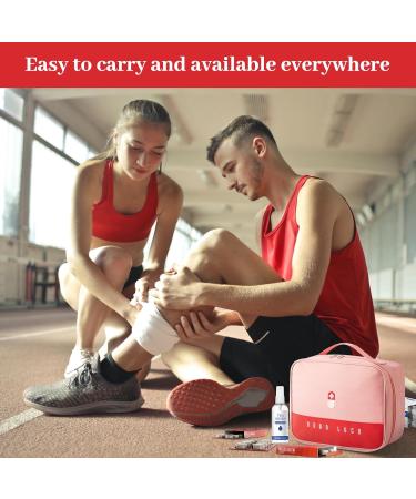 Yutuy 4-Pack Waterproof Medication Bag - Large Capacity First Aid Travel Pharmacy Pouch - Buy Online on GoSupps.com