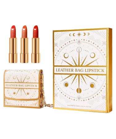 Matte Lipstick - Liquid Matte Lipstick | Lipstick for Women 3 Colors Long-Lasting Matte Lipstick Non-Sticky Formula for Everyday Comfort Dates or Winter Wear