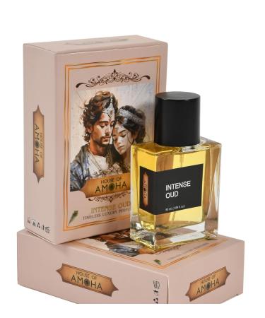 House Of Amoha Intense Oud Unisex Perfume | Eau de Parfum (EDP) Spray for Men & Women | Strong & Long Lasting Fragrance | Luxury Gift for Him & Her | Oudh - Buy Online on GoSupps.com