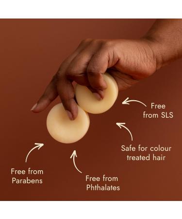 Good Juju Conditioner Bar for Dry or Curly Hair | Made with All Natural & Certified Organic Ingredients | Sweet Orange + Patchouli Uplifting Scent - Buy Online on GoSupps.com