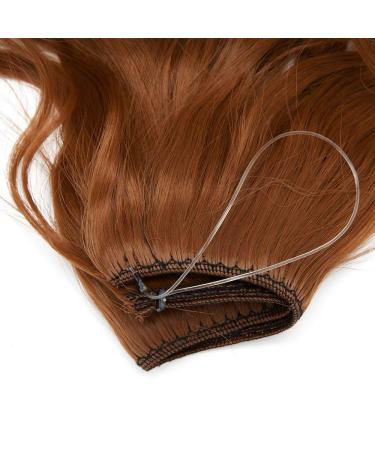 Tess Hair Part Extensions | Ombre Synthetic Wavy Hair 50cm | 90g Earth Brown & Copper - Perfect for International Shipping - Buy Online on GoSupps.com
