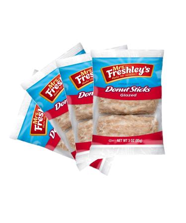 Mrs. Freshley's Donut Sticks: 36 Sticks Total (12 Packs of 3) - Pack of 2 - Buy Online on GoSupps.com