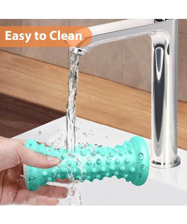 Beskar Foot Massage Roller for Plantar Fasciitis - Portable Rubber Relief for Foot Pain & Trigger Point Therapy - Green - Buy Online on GoSupps.com