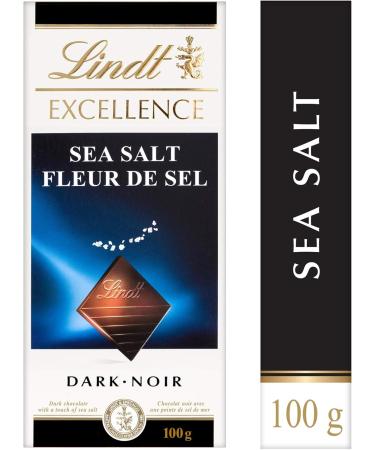 Lindt EXCELLENCE Sea Salt Dark Chocolate Bar 100 Grams & Swiss Classic Milk Chocolate Bar 100.0 g (Pack of 1) Chocolate Bar + Chocolate Bar - Buy Online on GoSupps.com