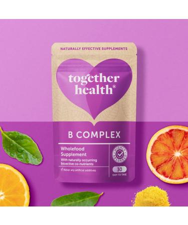 B-Vitamin Complex with Whole Food Nutrients - Vegan Friendly - Made in the UK - 30 Vegecaps - Buy Online on GoSupps.com