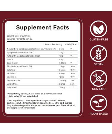 Auranic 60 Count Bronze Bites Tanning Gummies for Women That Work Fast Without Sun, Self Tan Daily Chews Gummy with Beta Carotene Astaxanthin Lycopene zinc (Citrate) Vitamins for Skin Health - Buy Online on GoSupps.com